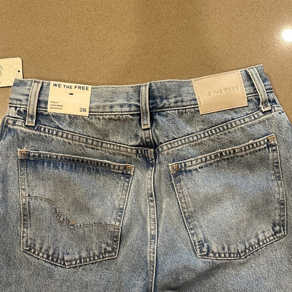 Free People Light Blue Boot Cut Jeans - Picture 8 of 8